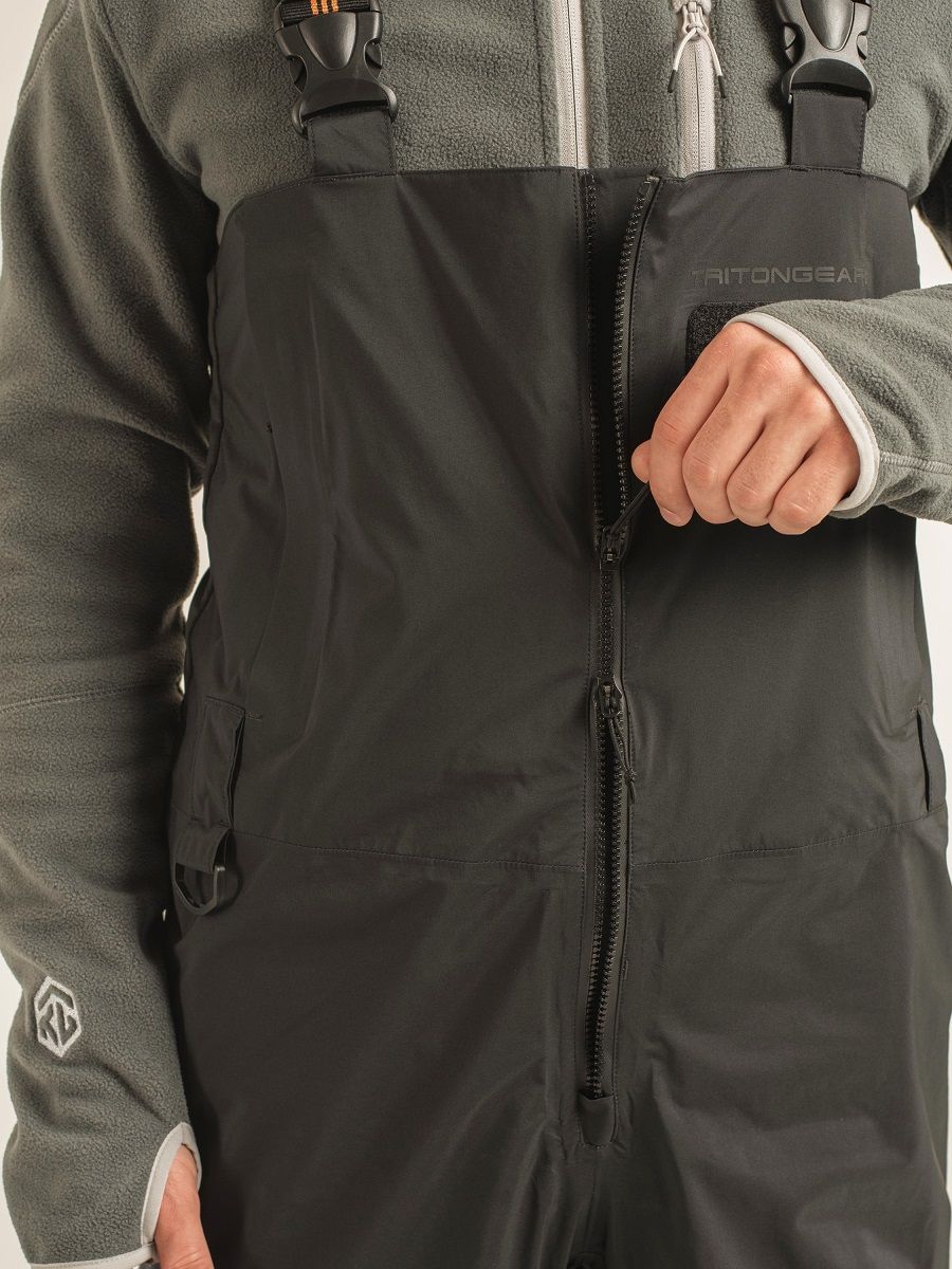 Детальная фотография — Костюм демисезонный TritonGear Storm Boat ПК (TaslanNylon) р.56-58 рост 182-188 черный