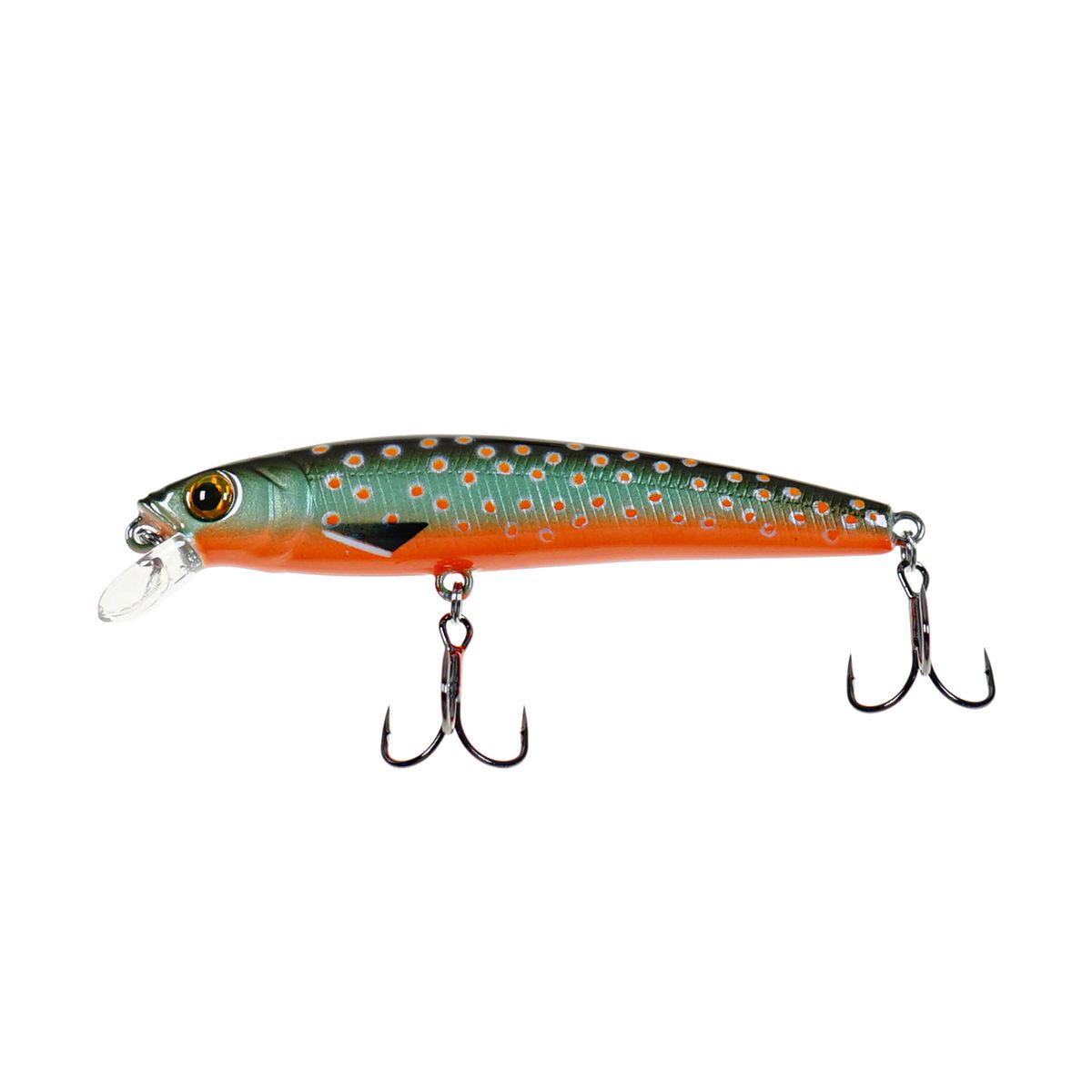 Детальная фотография — Воблер Strike Pro Arc Minnow 75SP нейтральный 75мм 5,5гр 0,4м-0,8м цвет C277F (Char) (JL-119-SP#C277F)