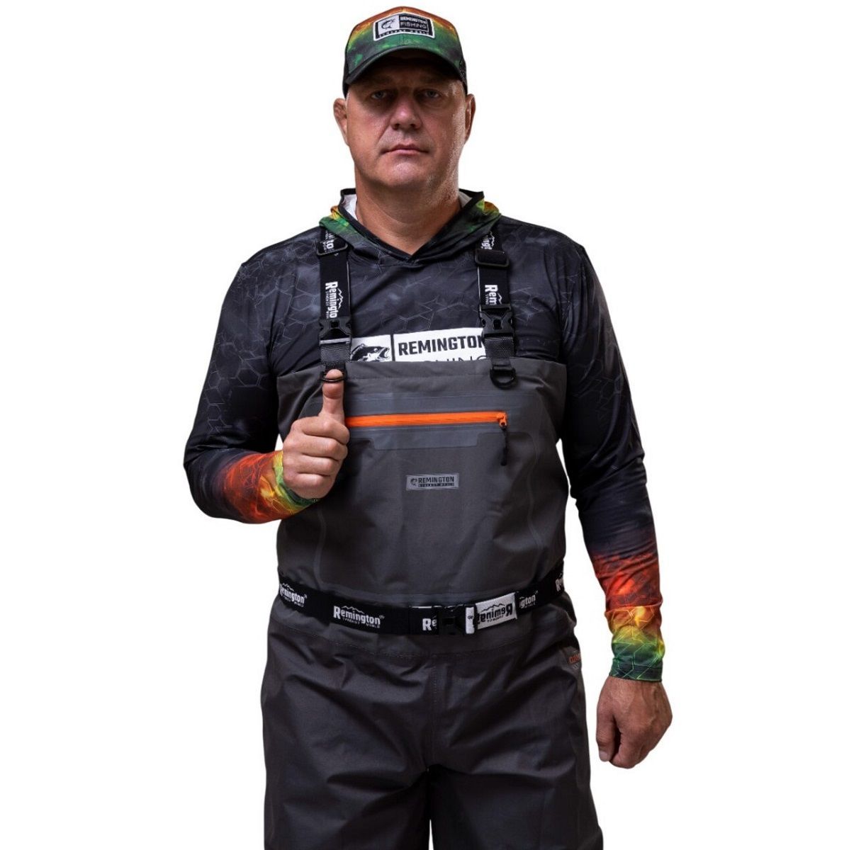 Детальная фотография — Вейдерсы Remington Fishing with boots Royal Fish II Grey/Black р.XL(44-45)