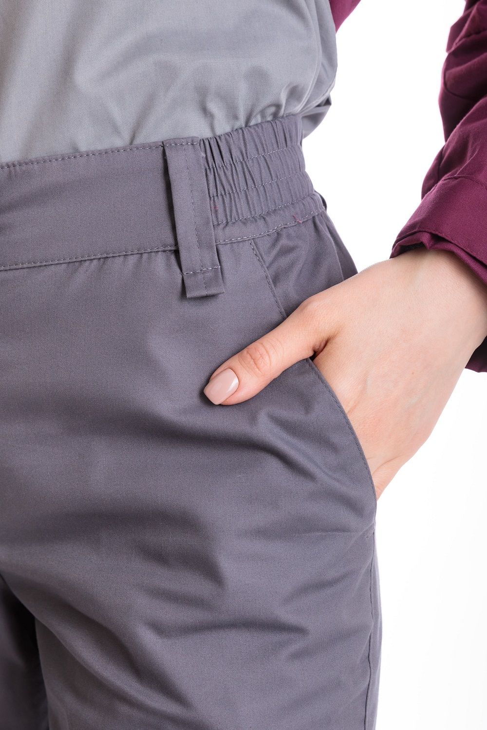 Детальная фотография — Костюм летний женский Magnum Protector Lady противоэнцефалитный р.48-50 рост 158-164 вишневый, серый