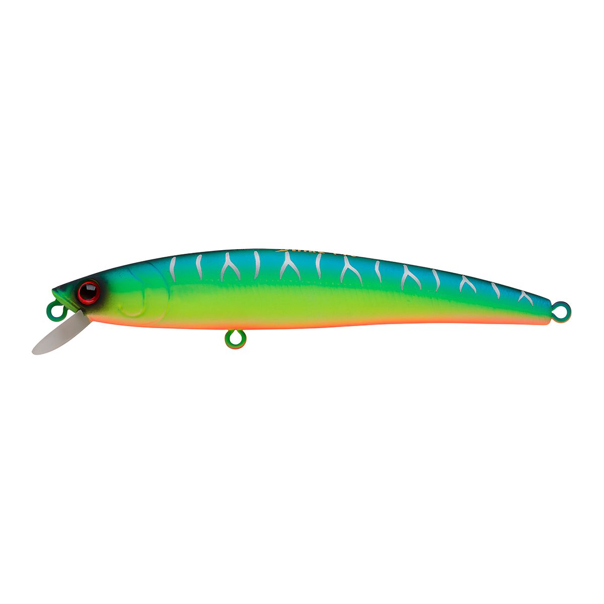 Детальная фотография — Воблер Strike Pro Arc Minnow 105SP нейтральный 105мм 11,5гр 0,6м-1,2м цвет A223S-RP (Pearl Mat Tiger) (JL-092-SP#A223S-RP)