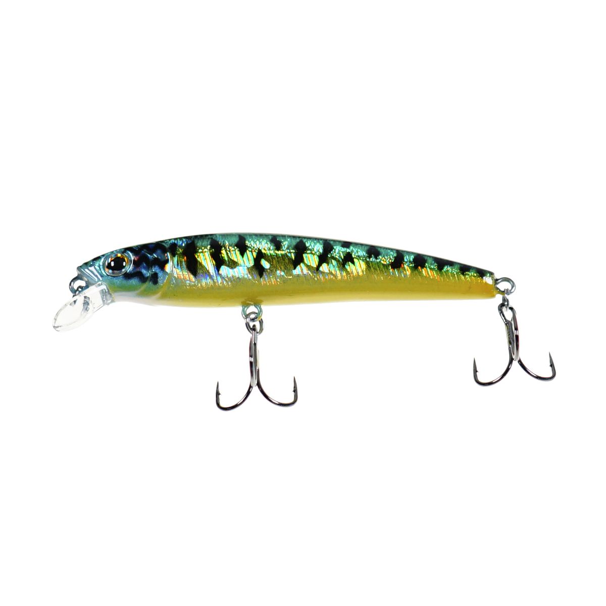 Детальная фотография — Воблер Strike Pro Arc Minnow 75SP нейтральный 75мм 5,5гр 0,4м-0,8м цвет 945V (Venom Perch) (JL-119-SP#945V)