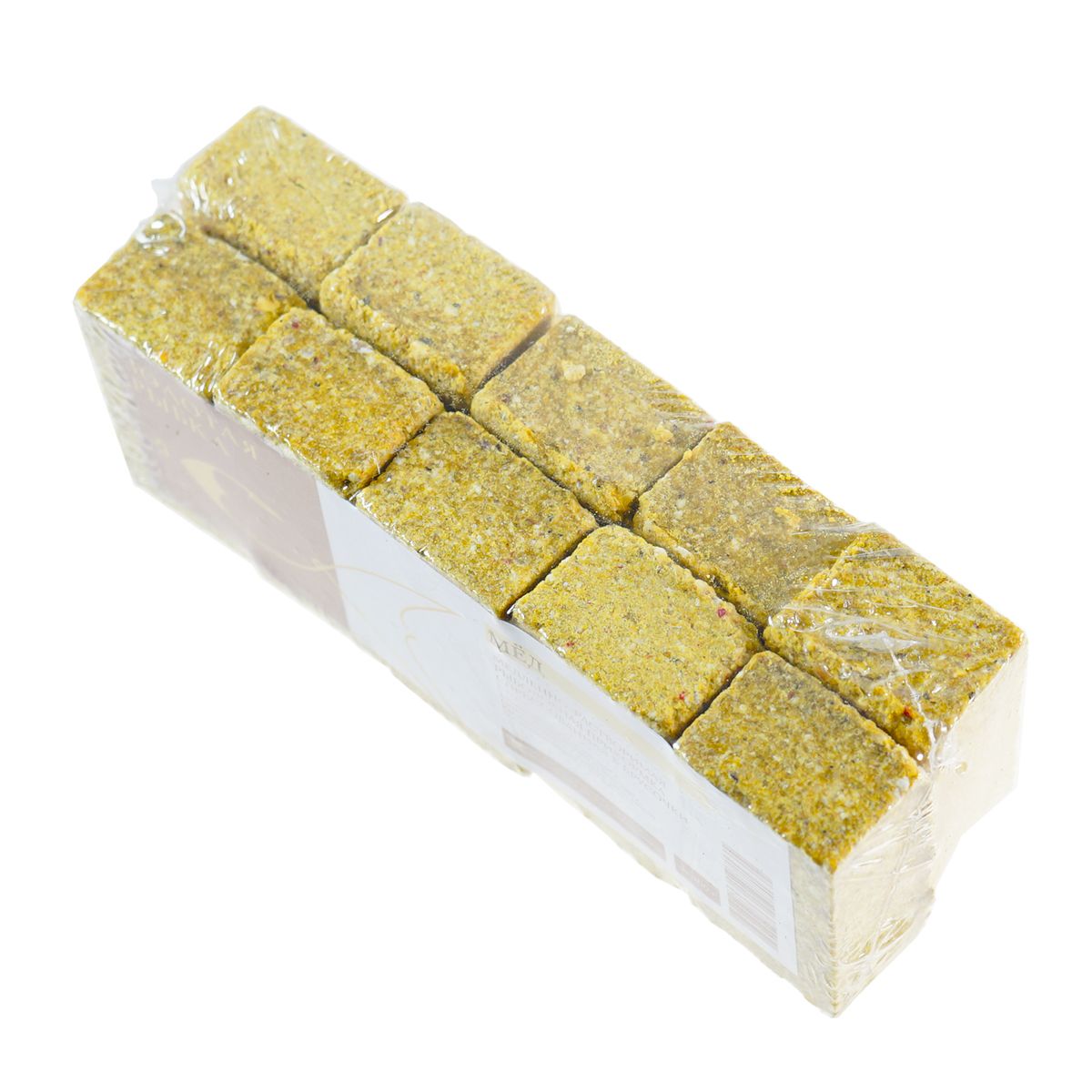 Детальная фотография — Прикормка Золотая Рыбка медленнорастворимая 420гр Мед, в кубиках