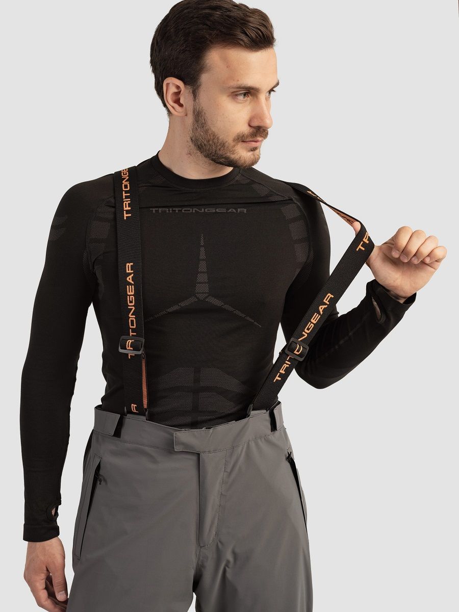 Детальная фотография — Костюм демисезонный TritonGear Pro Ride (SoftTaslan) р.56-58 рост 170-176 серый