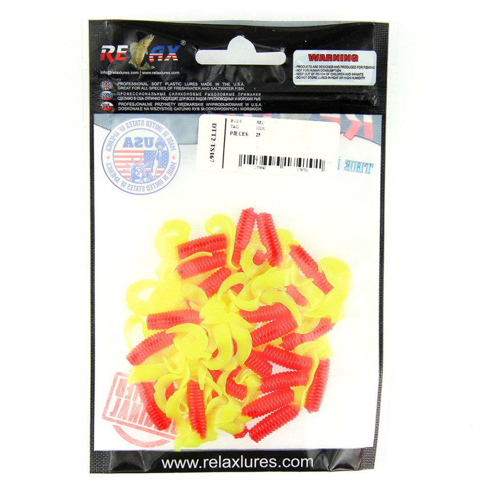 Твистер RELAX DTT 2 (4,5см) 25шт. DTT2-TS167