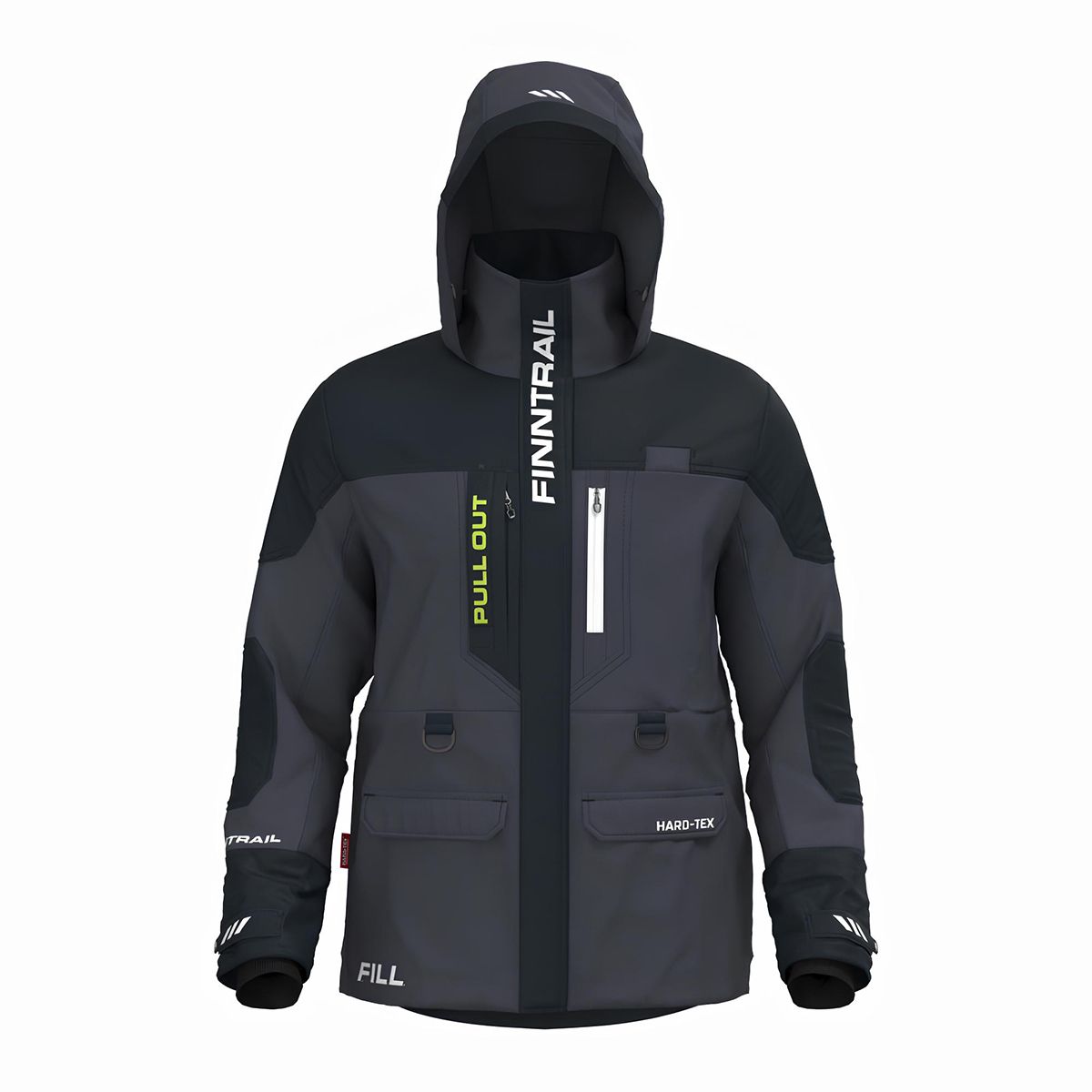 Детальная фотография — Костюм зимний Finntrail Escape DarkGrey 3756 плавающий р.XXL темно-серый (до -40°С)