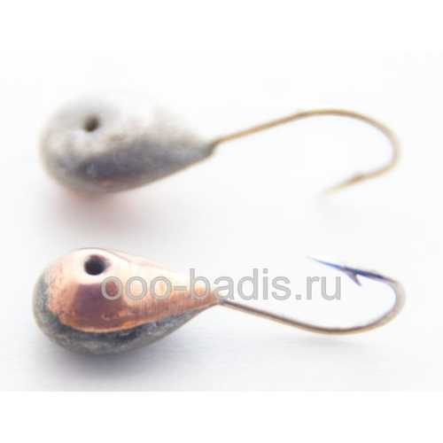 Мормышка паяная Бийская, 0,65гр медь