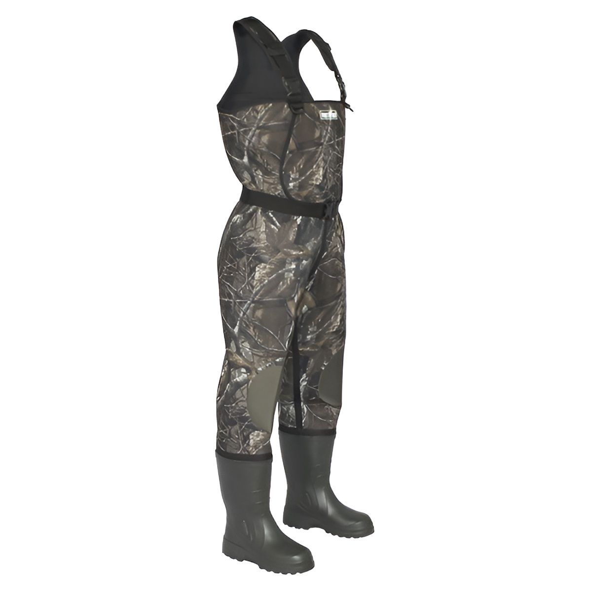 Детальная фотография — Полукомбинезон рыбацкий неопреновый FortMen Святогор с сапогами (ЭВА) р.44(52-54) камыш (34(СЕ)1500НПРКамо)