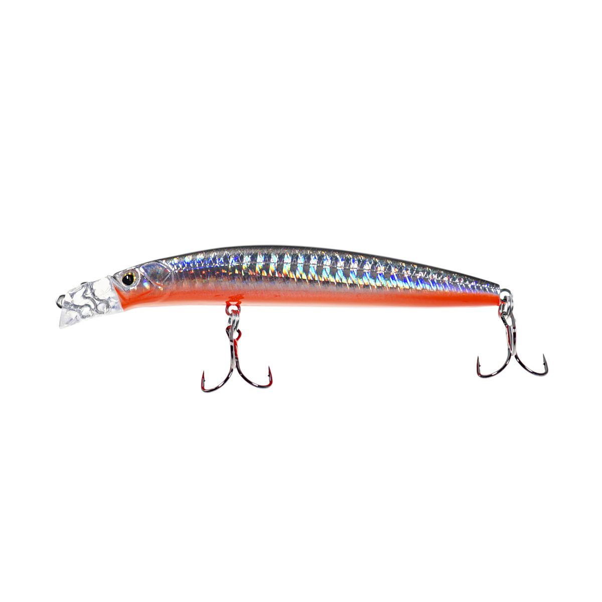 Детальная фотография — Воблер Strike Pro Top Water Minnow плавающий 90мм 10,2гр 0,1м-0,5м цвет A70-713 (Black Silver OB) (JL-179F#A70-713)