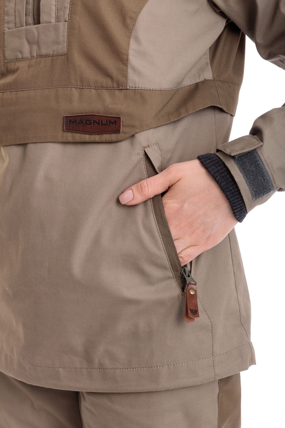 Детальная фотография — Костюм летний женский Magnum Protector Lady противоэнцефалитный р.44-46 рост 158-164 бежевый, коричневый