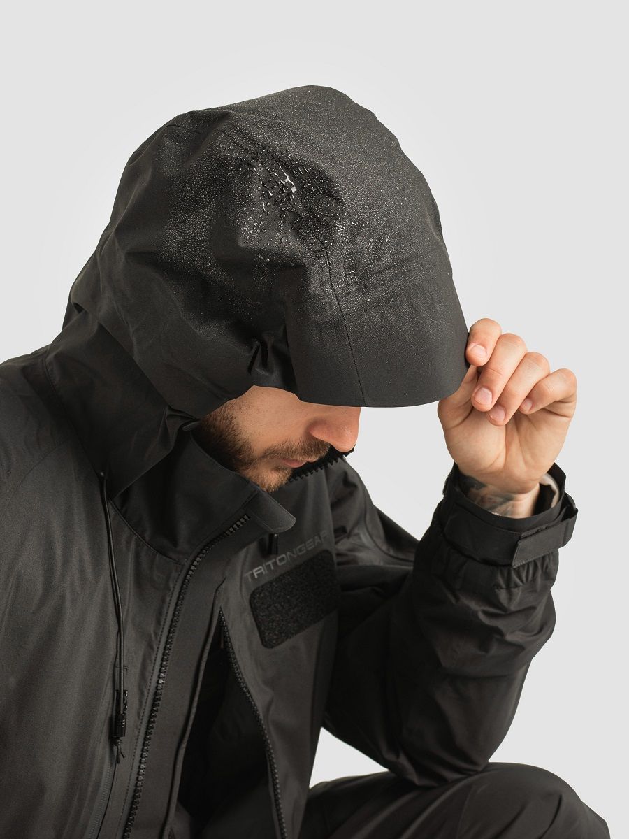 Детальная фотография — Костюм демисезонный TritonGear Storm Boat ПК (TaslanNylon) р.56-58 рост 182-188 черный