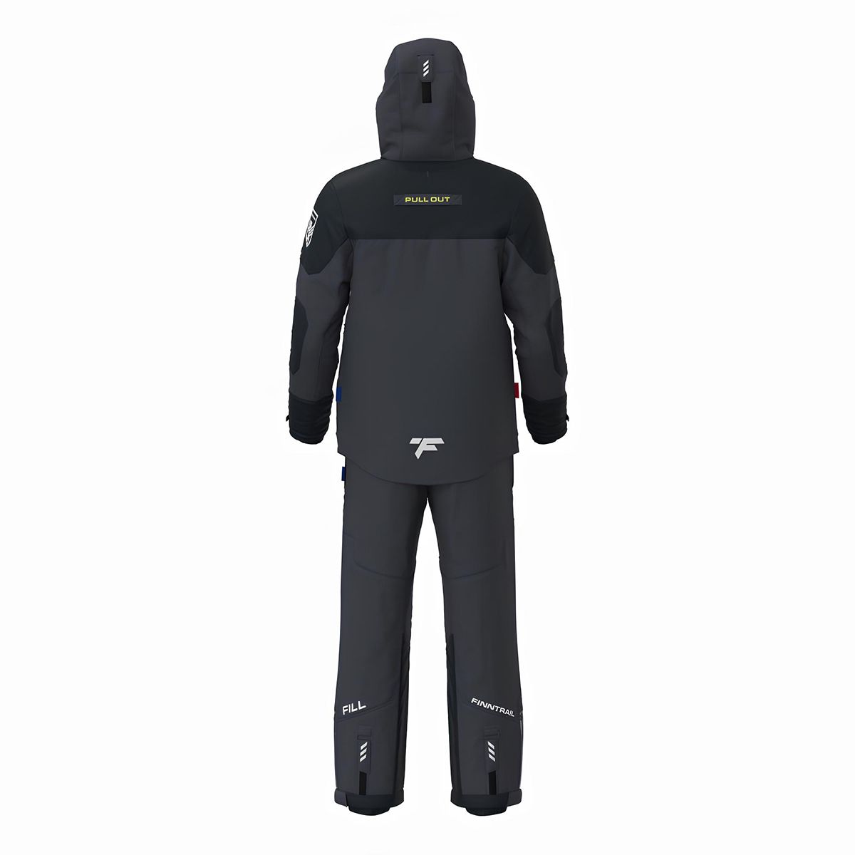 Детальная фотография — Костюм зимний Finntrail Escape DarkGrey 3756 плавающий р.XXL темно-серый (до -40°С)