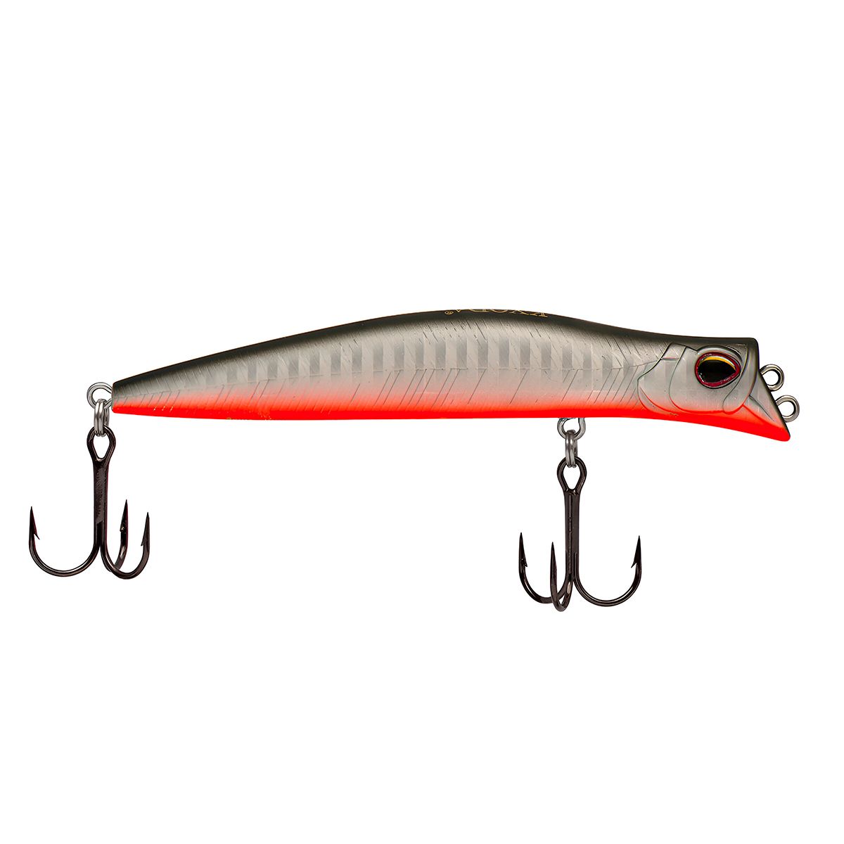 Детальная фотография — Воблер Kyoda Pocky Minnow (Утюг) 100F плавающий 100мм 10,5гр до 0,2м цвет P1155