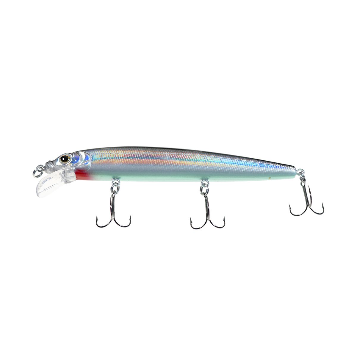 Детальная фотография — Воблер Strike Pro Alpha Minnow 115 плавающий 115мм 12гр 0,6м-1,6м цвет A010-EP (Black Back Silver) (EG-033F#A010-EP)