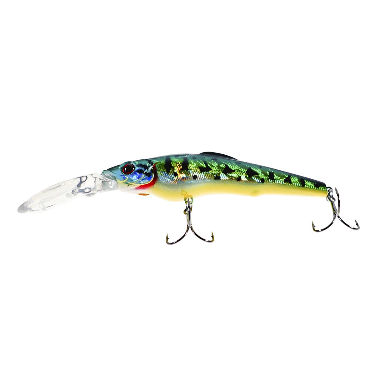 Детальная фотография — Воблер Strike Pro Challenger X Deep Diver плавающий 110мм 22,5гр 4,5м-6м цвет 945V (Venom Perch) (EG-076DL-F#945V)