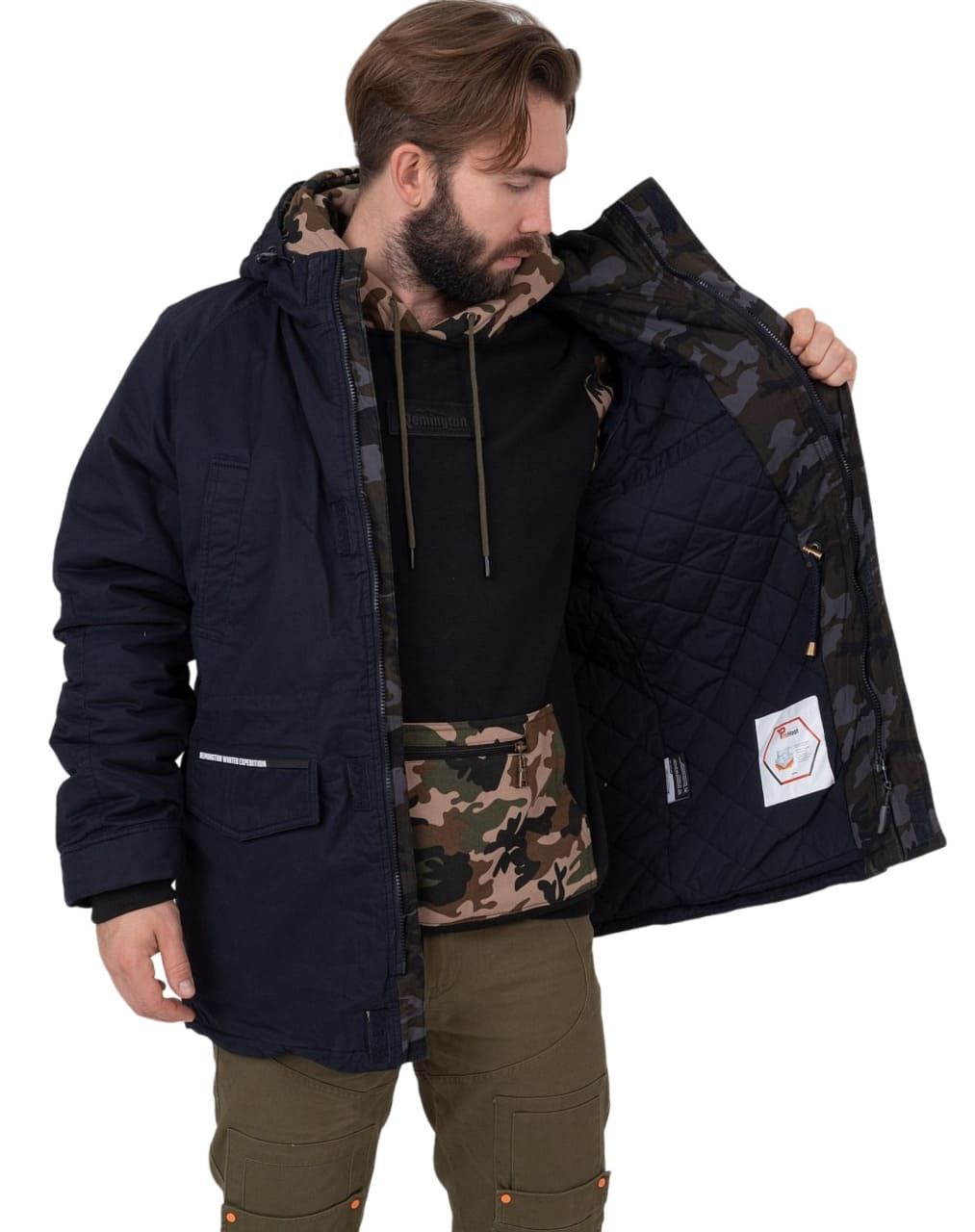 Детальная фотография — Куртка демисезонная Remington Fashion Park Dark Blue р.L (до -20°C)