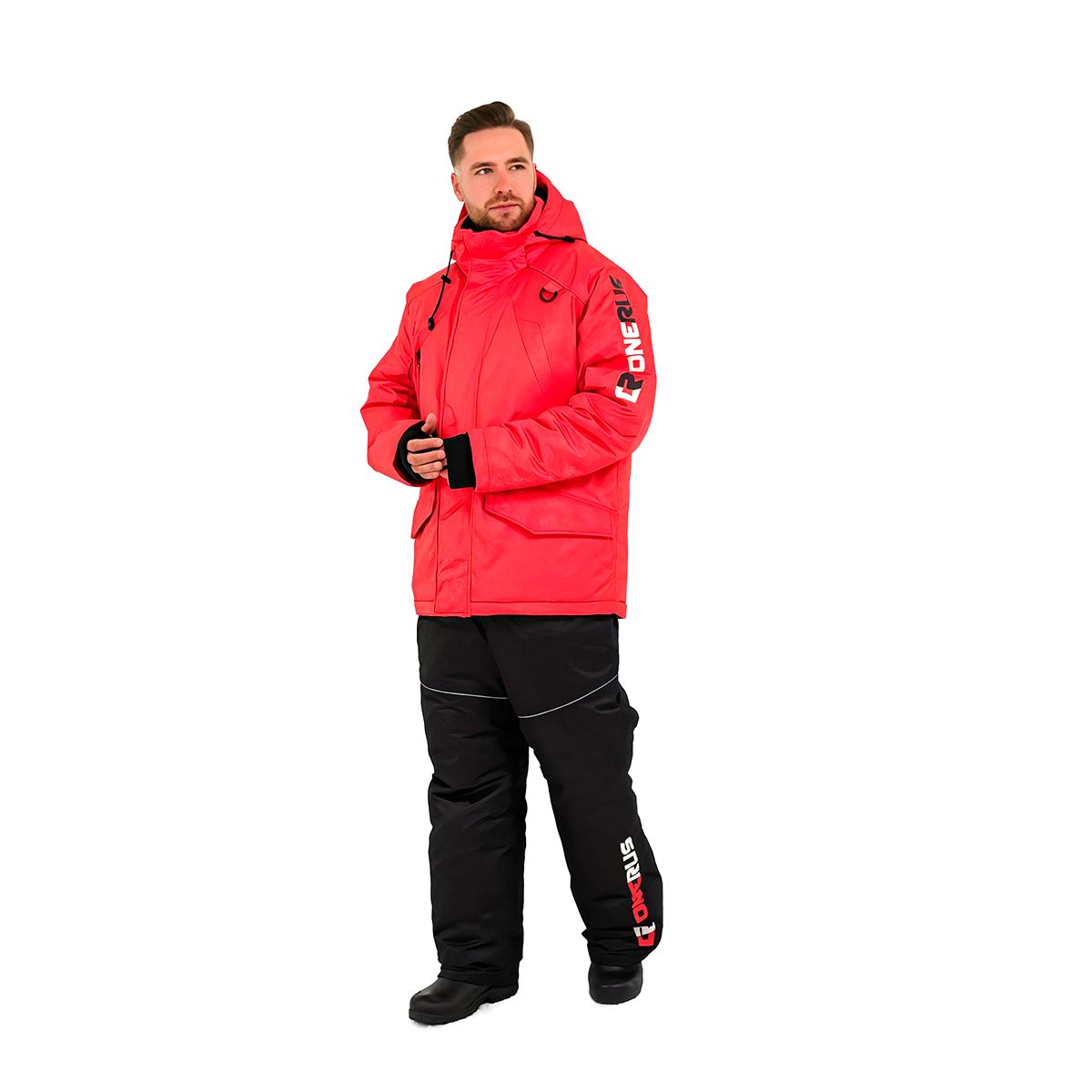 Детальная фотография — Костюм зимний Onerus Фишер NEW плавающий (таслан) р.52-54 рост 182-188 красный (до -45°С)