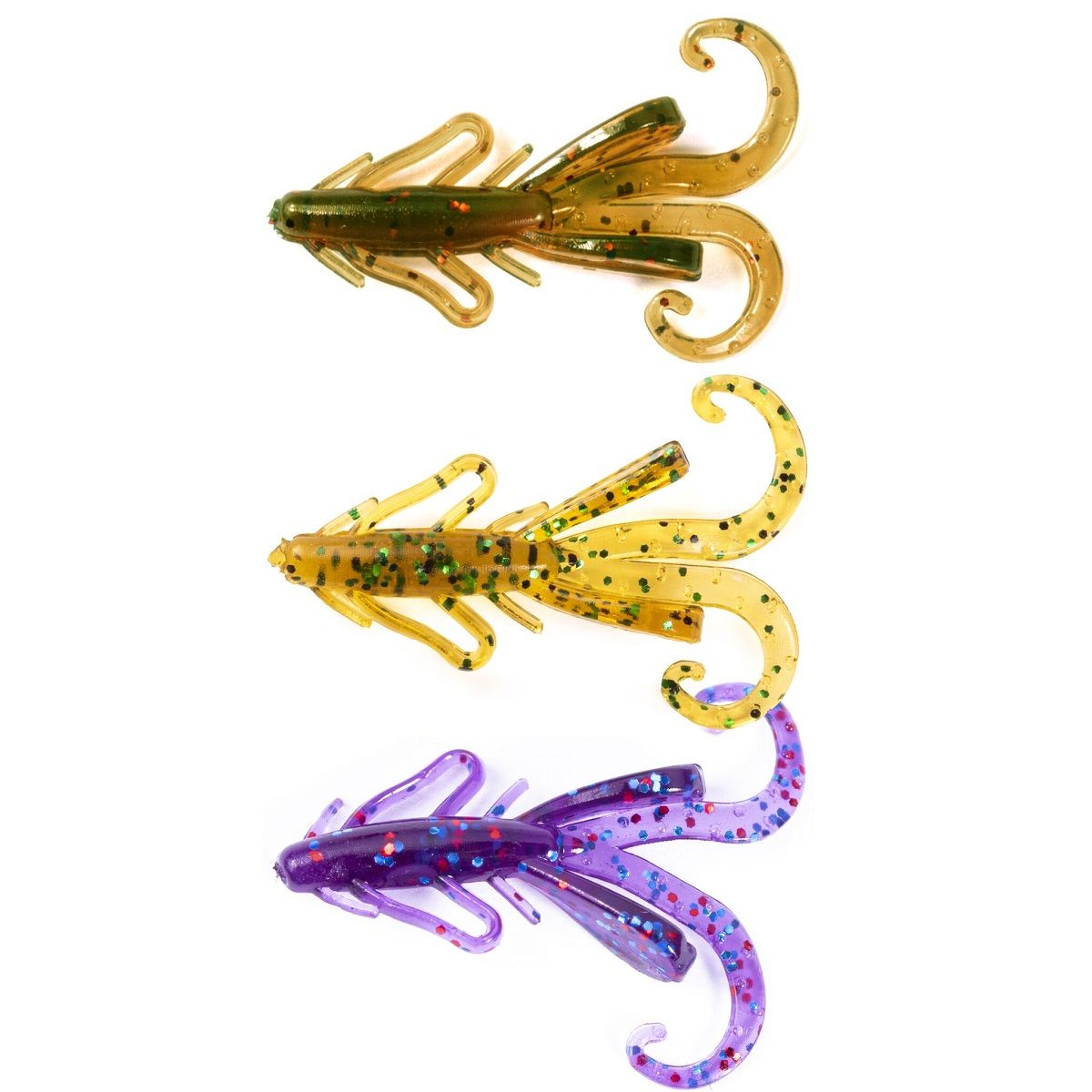 Детальная фотография — Приманки Lucky John Hogy Hog (рачок-личинка) 1.2" 3см съедобные цвет MIX1 (36шт)