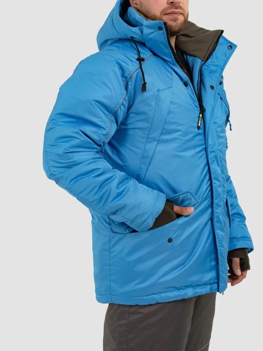 Детальная фотография — Костюм зимний Onerus Фишер NEW плавающий (таслан) р.56-58 рост 182-188 синий (до -45°С)