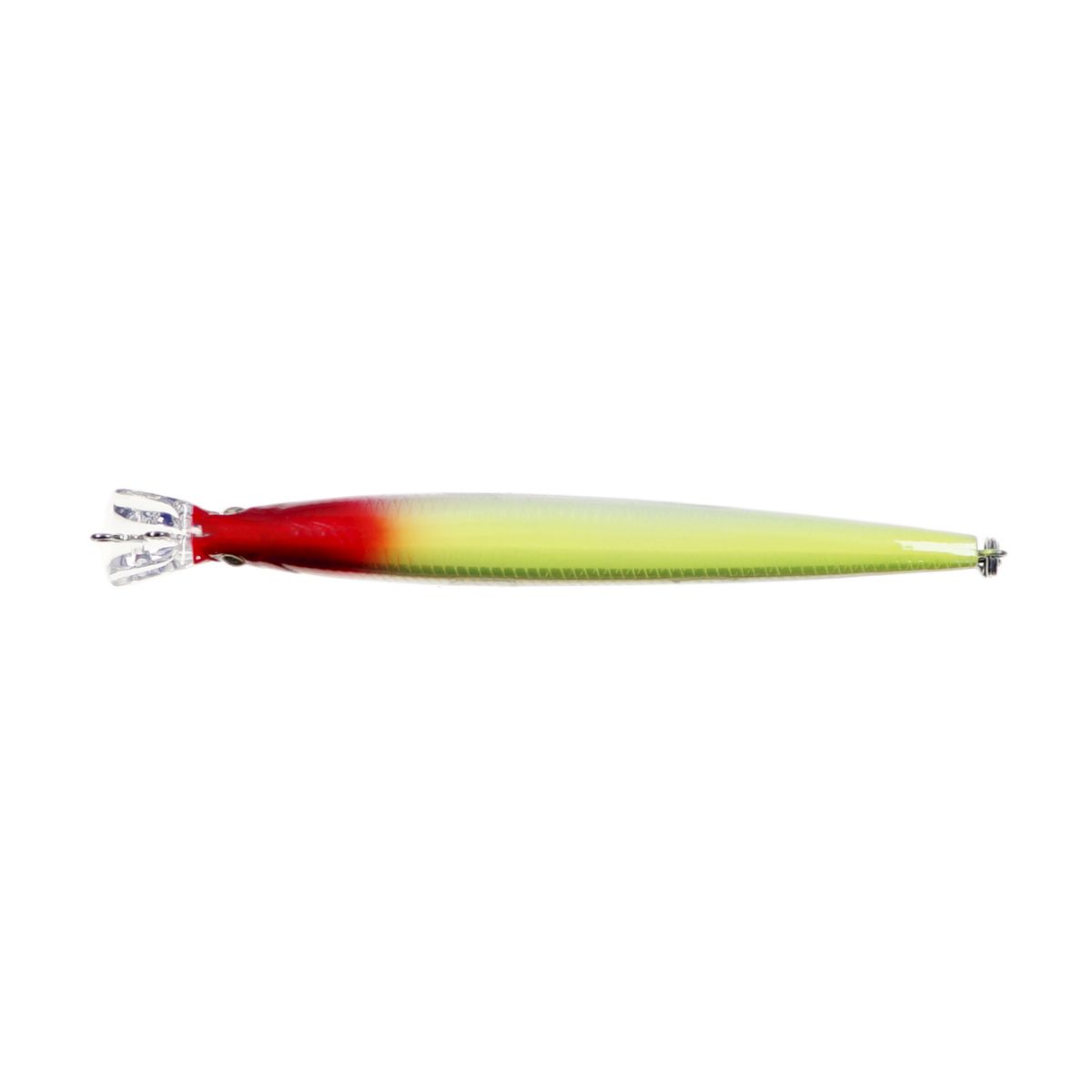Детальная фотография — Воблер Strike Pro Top Water Minnow 110F плавающий 110мм 10,5гр 0,2м-0,7м цвет X10 (Clown Silver) (JL-166F#X10)