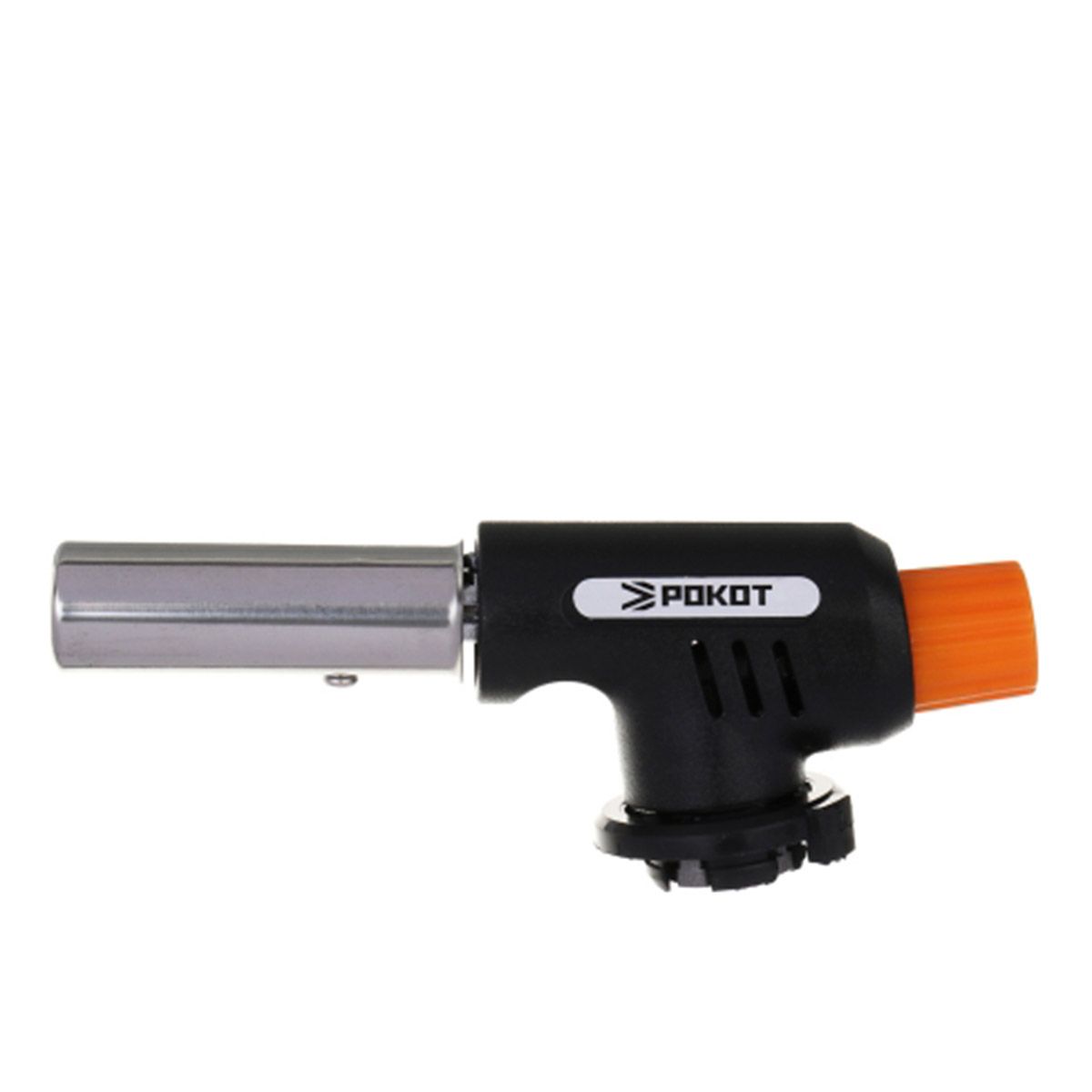 Детальная фотография — Горелка газовая Рокот 15,1х4х6,5см пьезо, цанговый захват, сопло 18,2мм