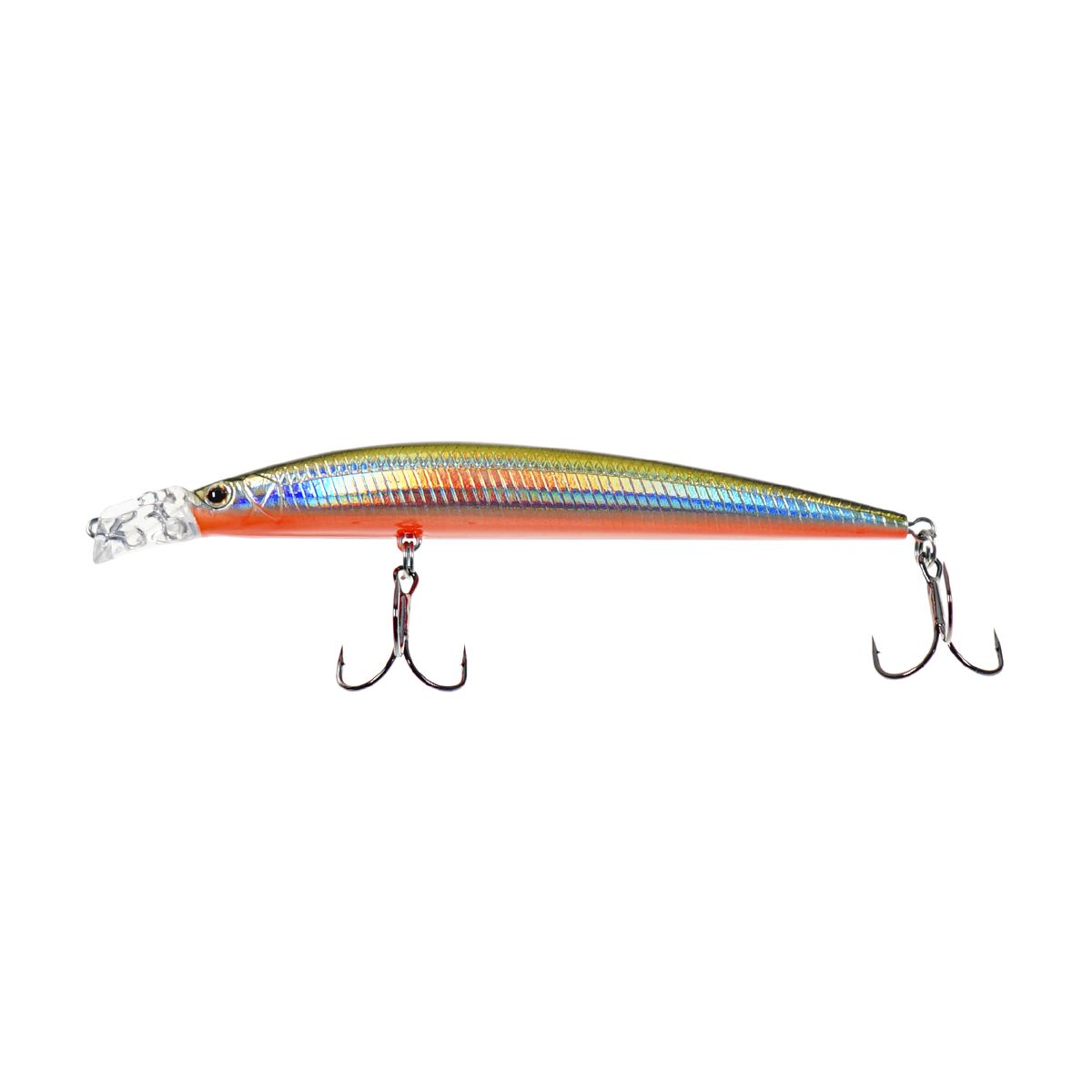 Детальная фотография — Воблер Strike Pro Top Water Minnow 110F плавающий 110мм 10,5гр 0,2м-0,7м цвет 612T (Natural Shad Silver) (JL-166F#612T)