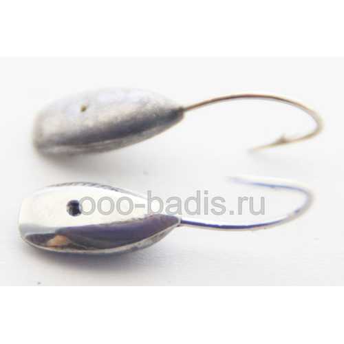 Мормышка паяная Донская, 1,5гр мельхиор