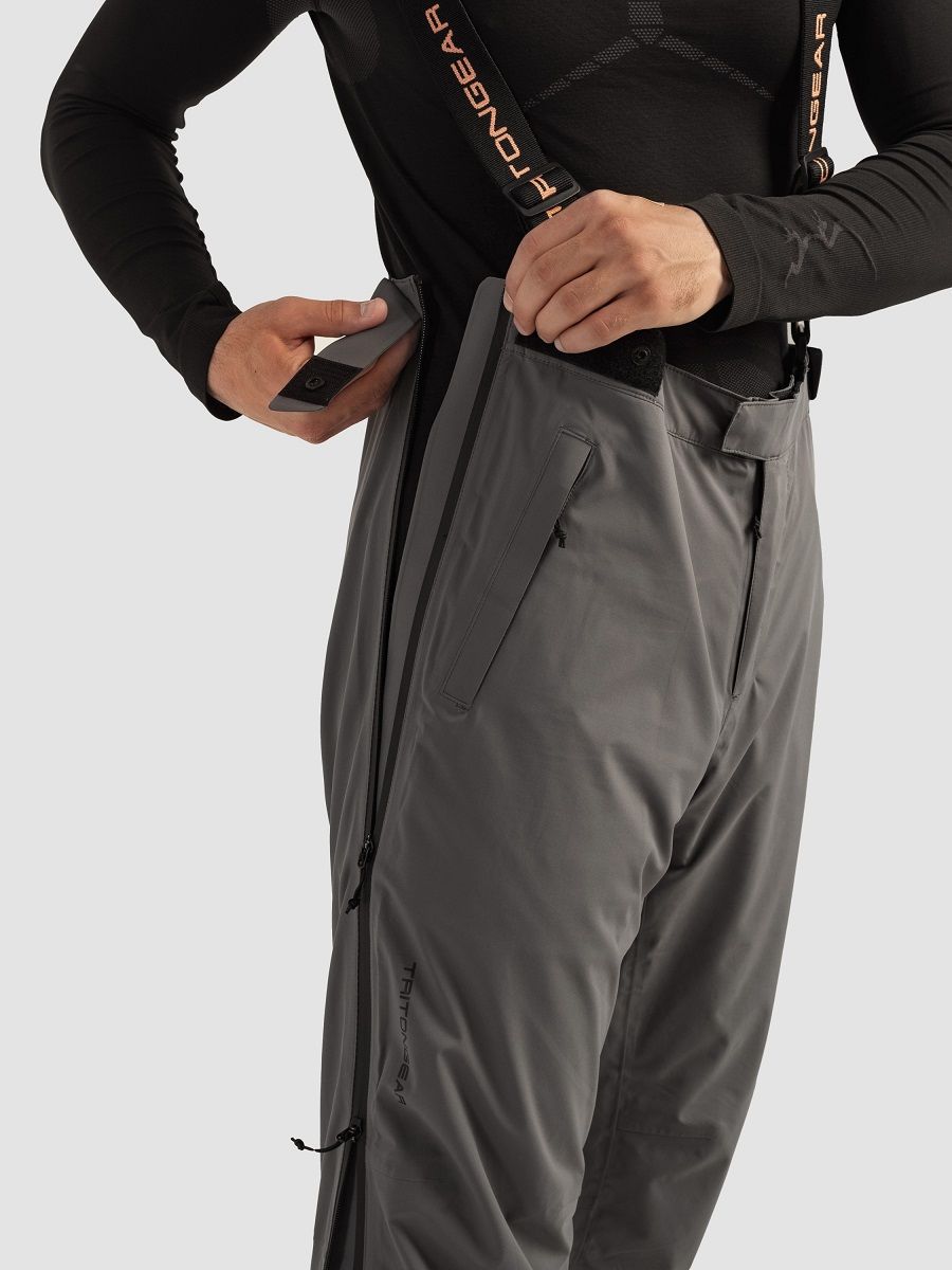 Детальная фотография — Костюм демисезонный TritonGear Pro Ride (SoftTaslan) р.56-58 рост 170-176 серый