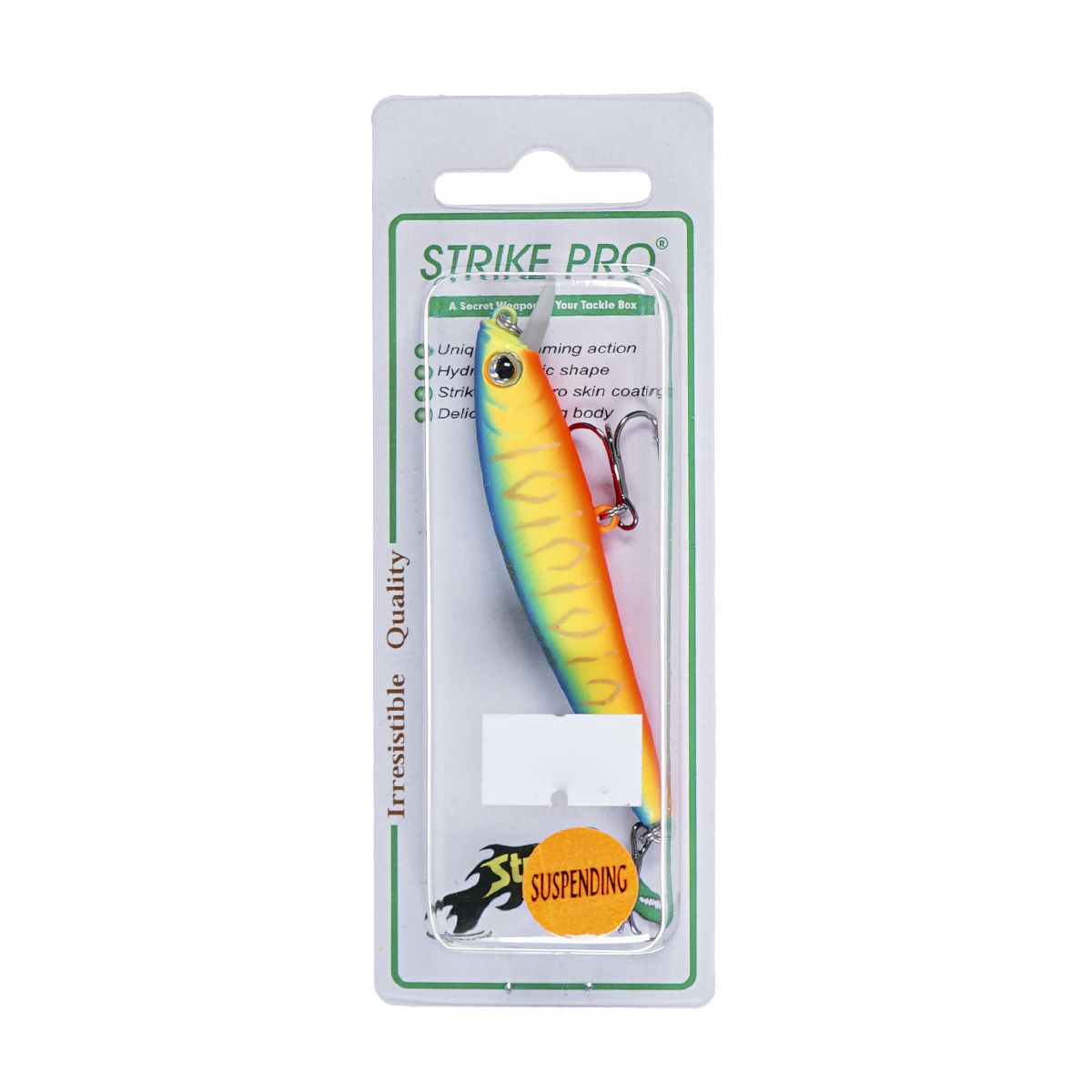 Детальная фотография — Воблер Strike Pro Arc Minnow 75SP нейтральный 75мм 5,5гр 0,4м-0,8м цвет A252S (Bullfinch Mat Tiger) (JL-119-SP#A252S)