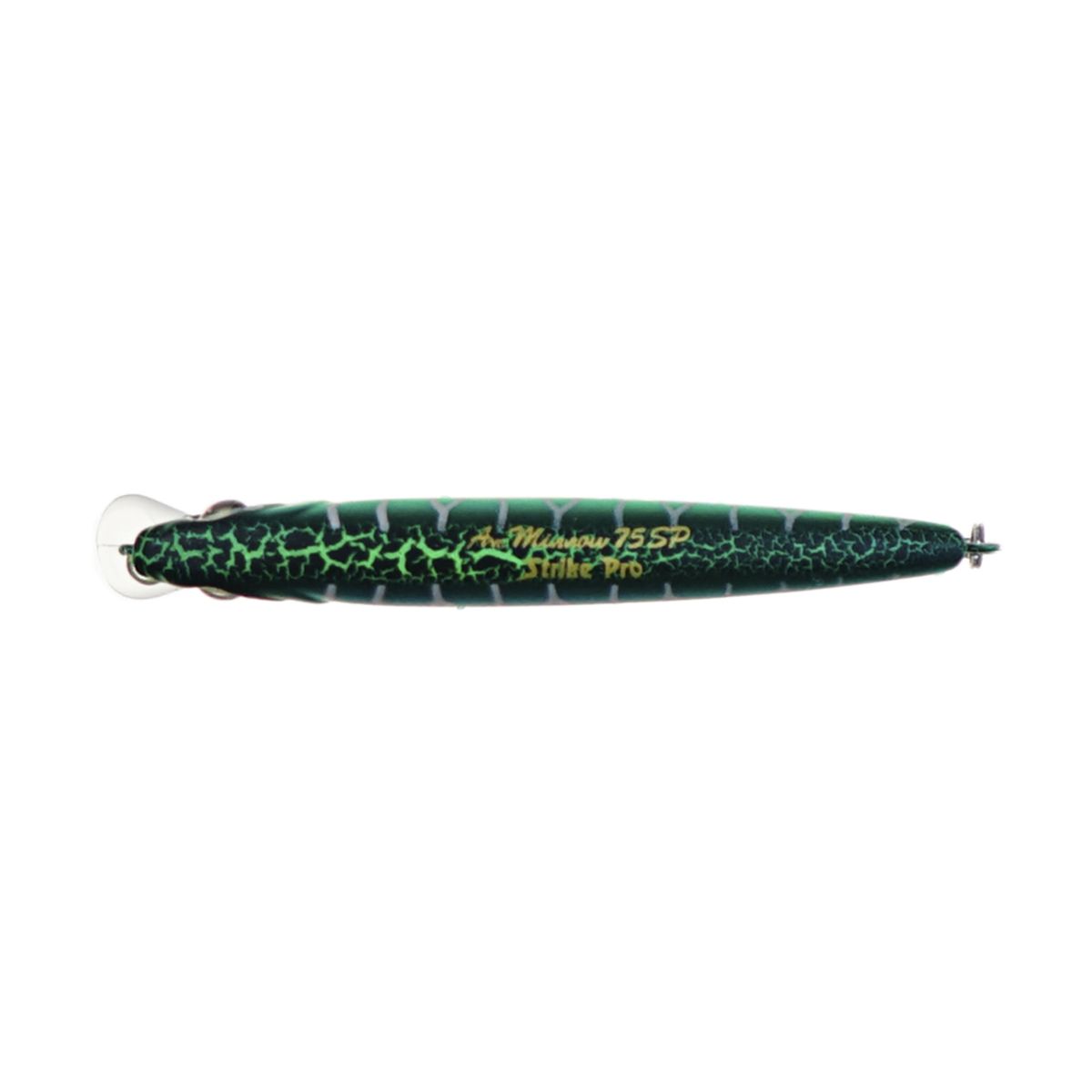 Детальная фотография — Воблер Strike Pro Arc Minnow 75SP нейтральный 75мм 5,5гр 0,4м-0,8м цвет A223S-RP (Pearl Mat Tiger) (JL-119-SP#A223S-RP)
