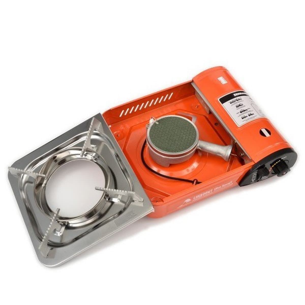 Детальная фотография — Плита газовая Следопыт UltraEnergy настольная, керамика