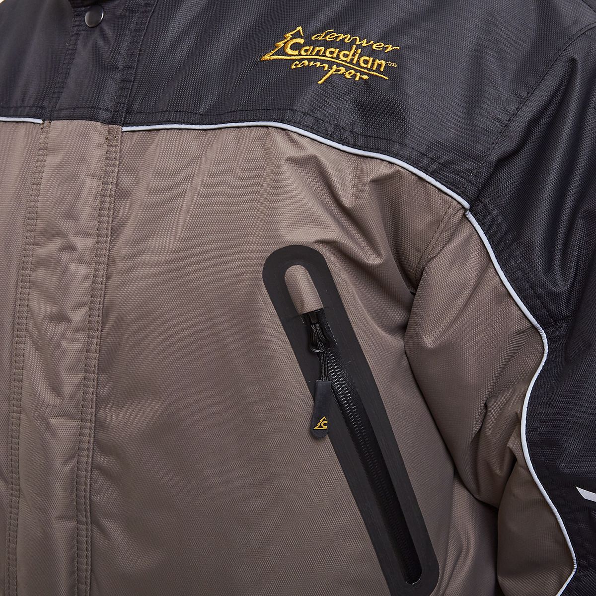 Детальная фотография — Костюм зимний Canadian Camper Denwer Pro р.L(48-50) рост 180-188 черный, коричневый (до -35°С)