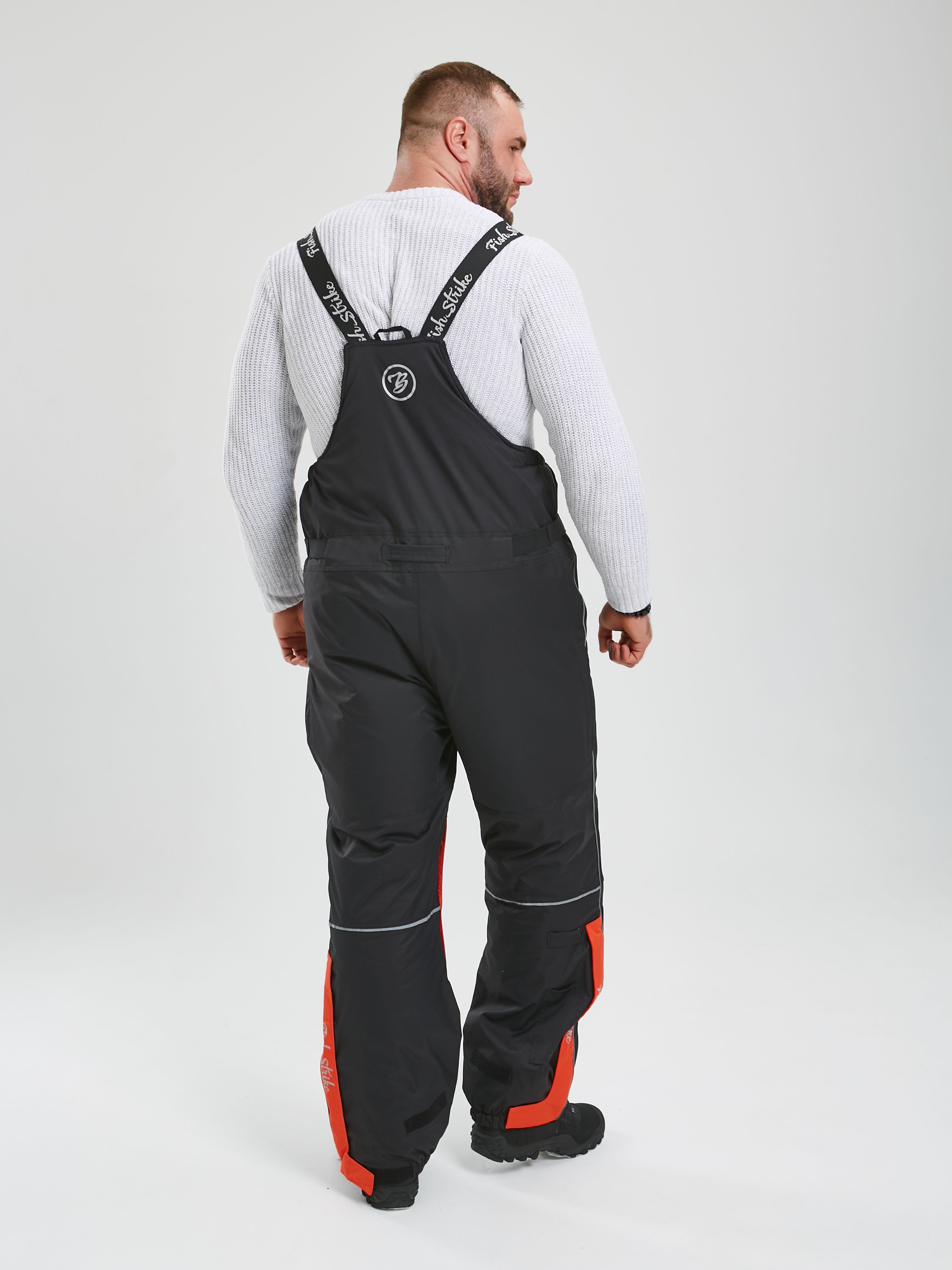 Детальная фотография — Костюм зимний Fish Strike Белуга р.56-58 черный, красный (до -45°С)