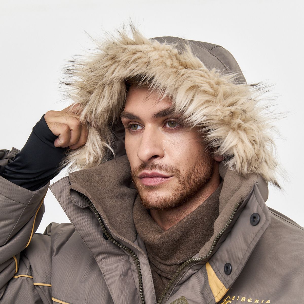 Детальная фотография — Костюм зимний Canadian Camper Siberia Pro р.XL(52-54) рост 170-176 коричневый (до -40°С)