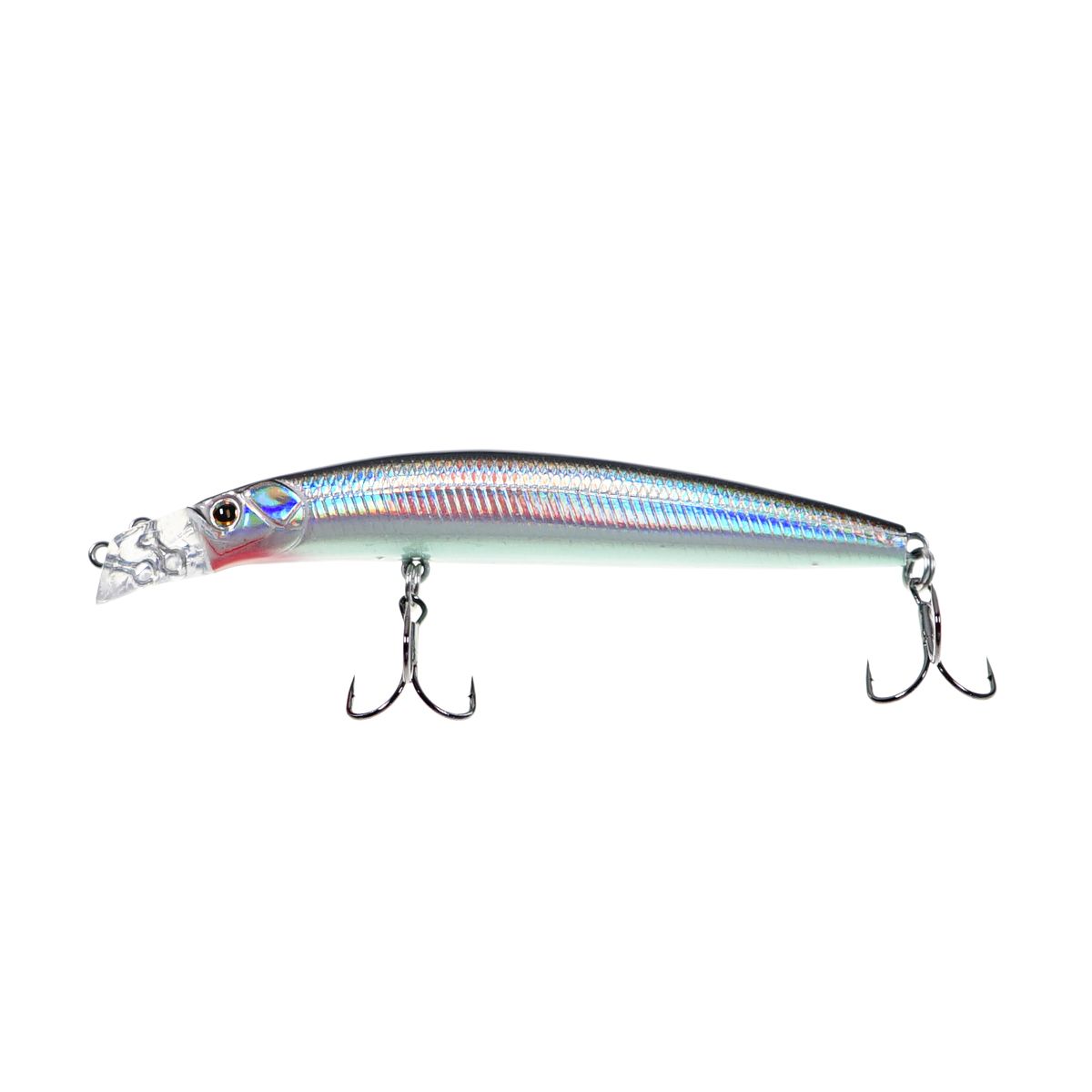 Детальная фотография — Воблер Strike Pro Top Water Minnow плавающий 90мм 10,2гр 0,1м-0,5м цвет A010-EP (Black Back Silver) (JL-179F#A010-EP)