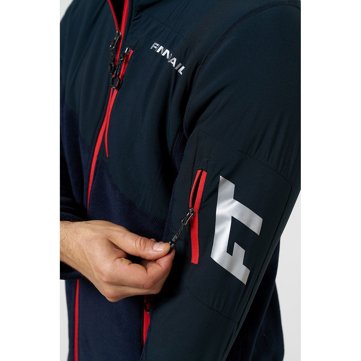 Детальная фотография — Термокуртка Finntrail Polar Black 1391 (флис) р.XL черная