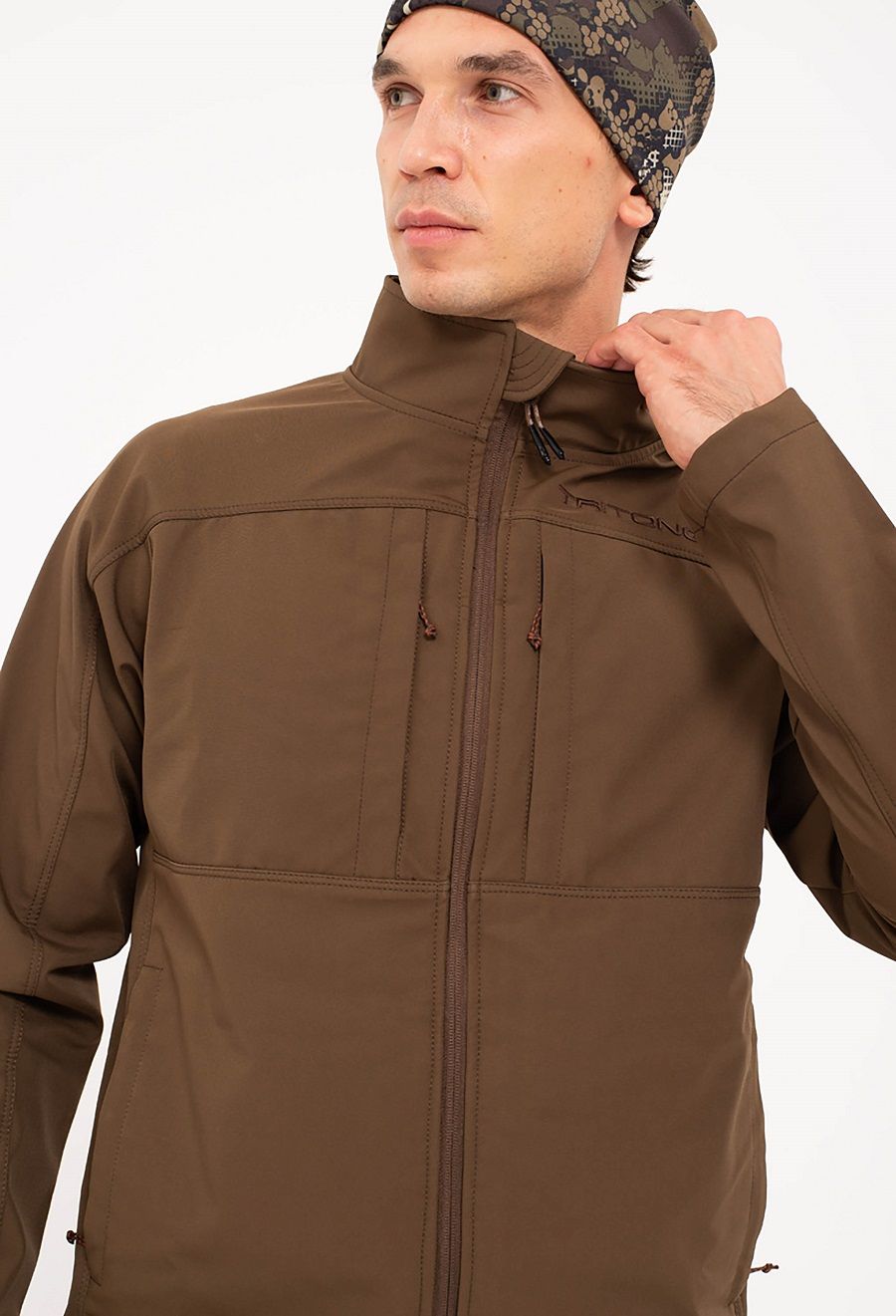 Детальная фотография — Жакет TritonGear Ridge (SoftShell) р.L коричневый