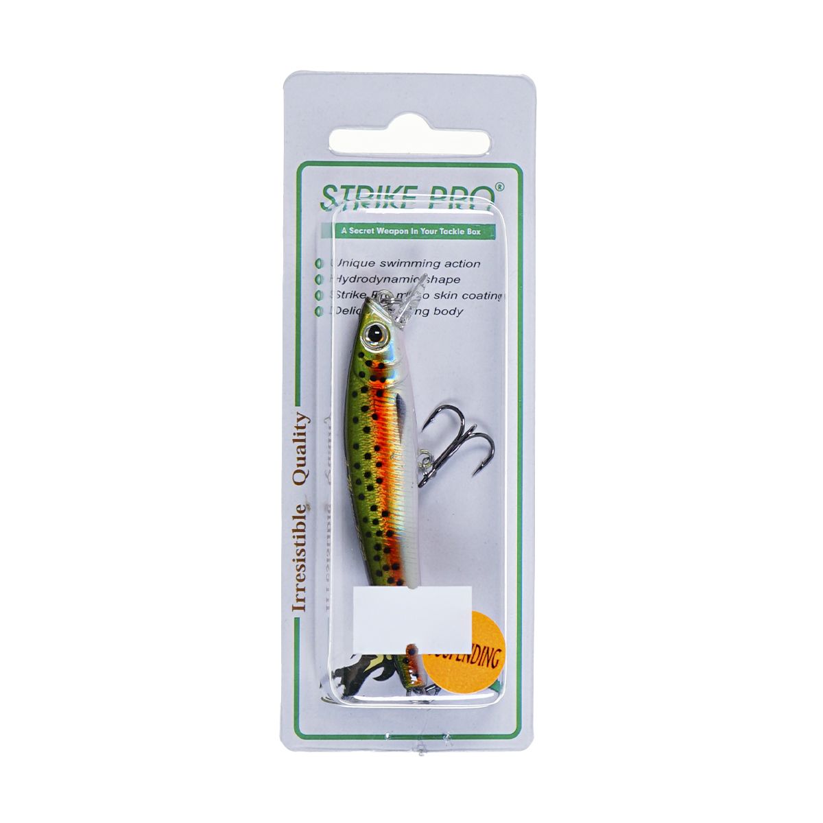 Детальная фотография — Воблер Strike Pro Arc Minnow 75SP нейтральный 75мм 5,5гр 0,4м-0,8м цвет 71RP (Trout Silver pearl) (JL-119-SP#71RP)