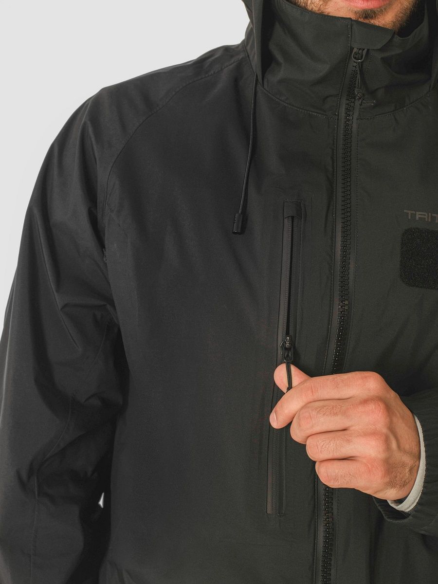 Детальная фотография — Костюм демисезонный TritonGear Storm Boat ПК (TaslanNylon) р.56-58 рост 170-176 черный