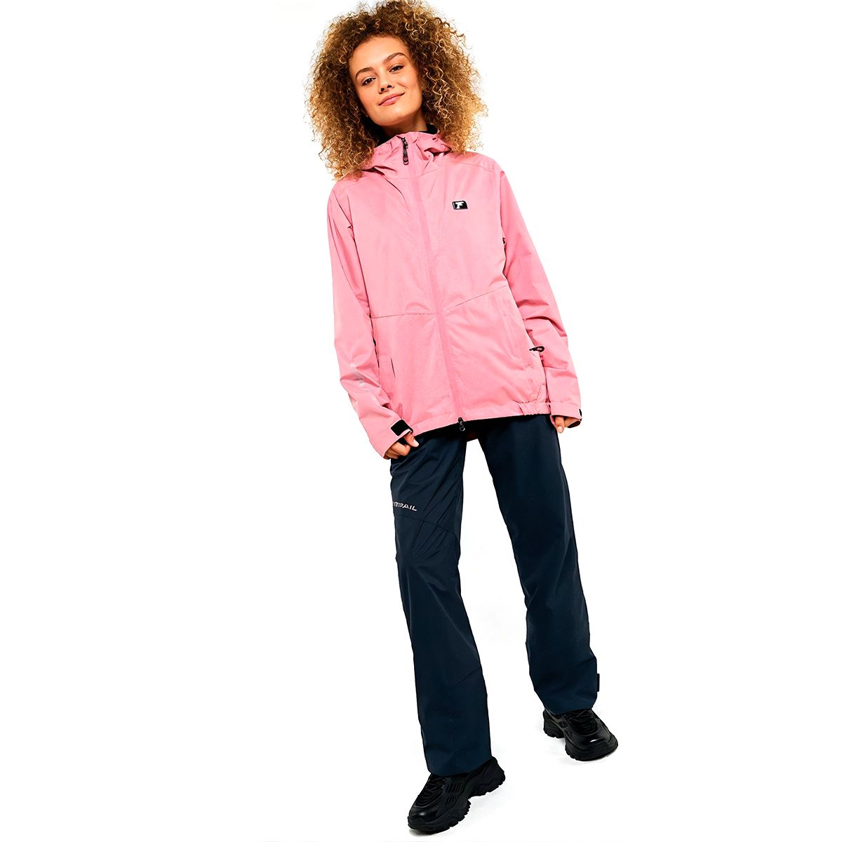 Детальная фотография — Костюм демисезонный женский Finntrail Outdoor suit Powder 3455 р.XS розовый