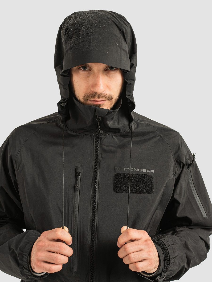 Детальная фотография — Костюм демисезонный TritonGear Storm Boat ПК (TaslanNylon) р.56-58 рост 170-176 черный