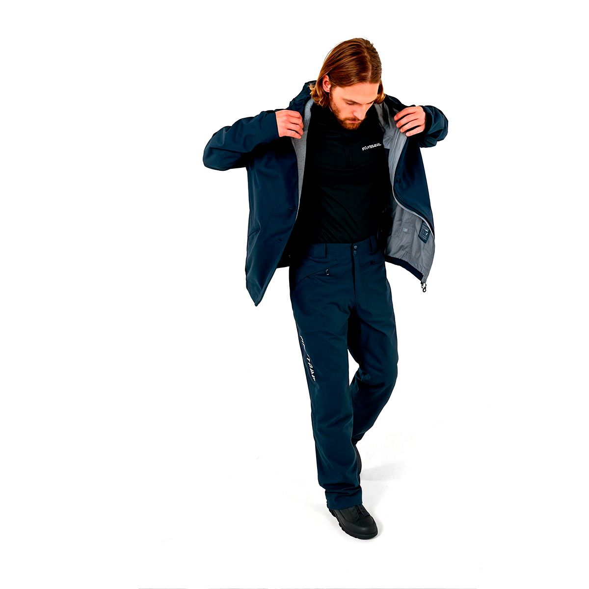 Детальная фотография — Костюм демисезонный Finntrail Outdoor suit DarkGrey 3445 р.L темно-серый