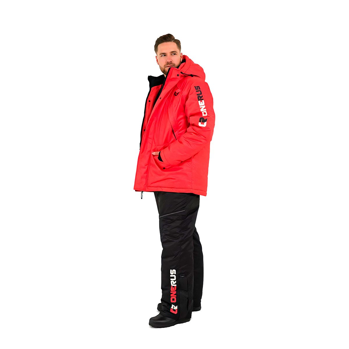 Детальная фотография — Костюм зимний Onerus Фишер NEW плавающий (таслан) р.48-50 рост 182-188 красный (до -45°С)
