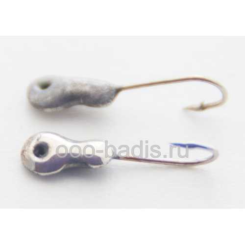 Мормышка паяная Муравчик, 0,17гр мельхиор