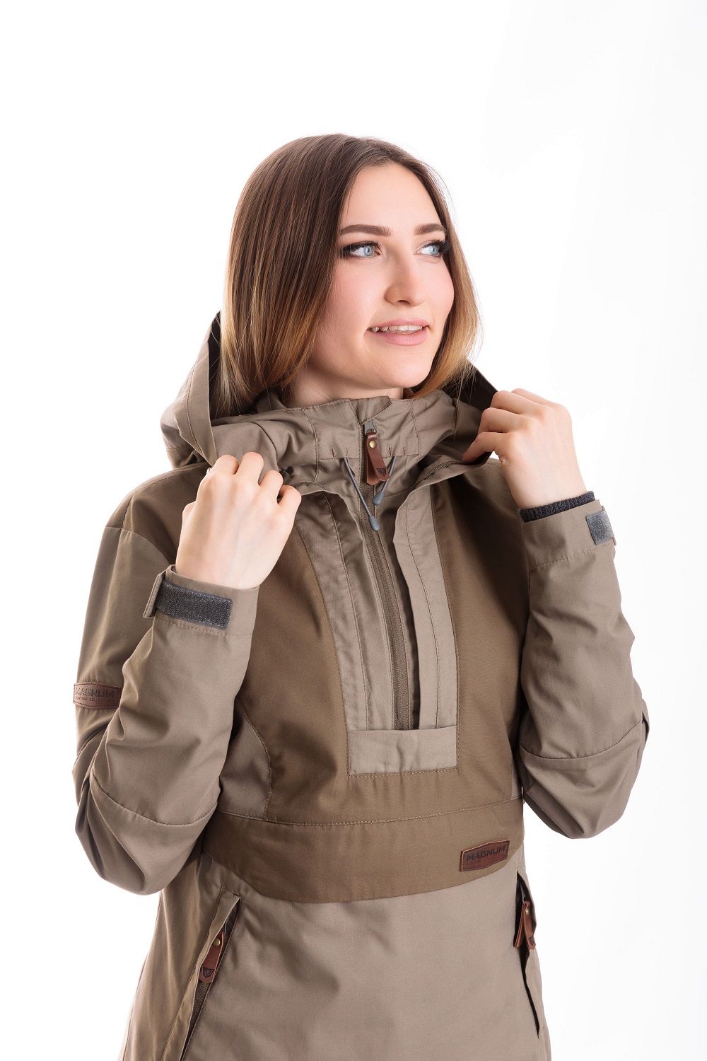 Детальная фотография — Костюм летний женский Magnum Protector Lady противоэнцефалитный р.52-54 рост 158-164 бежевый, коричневый