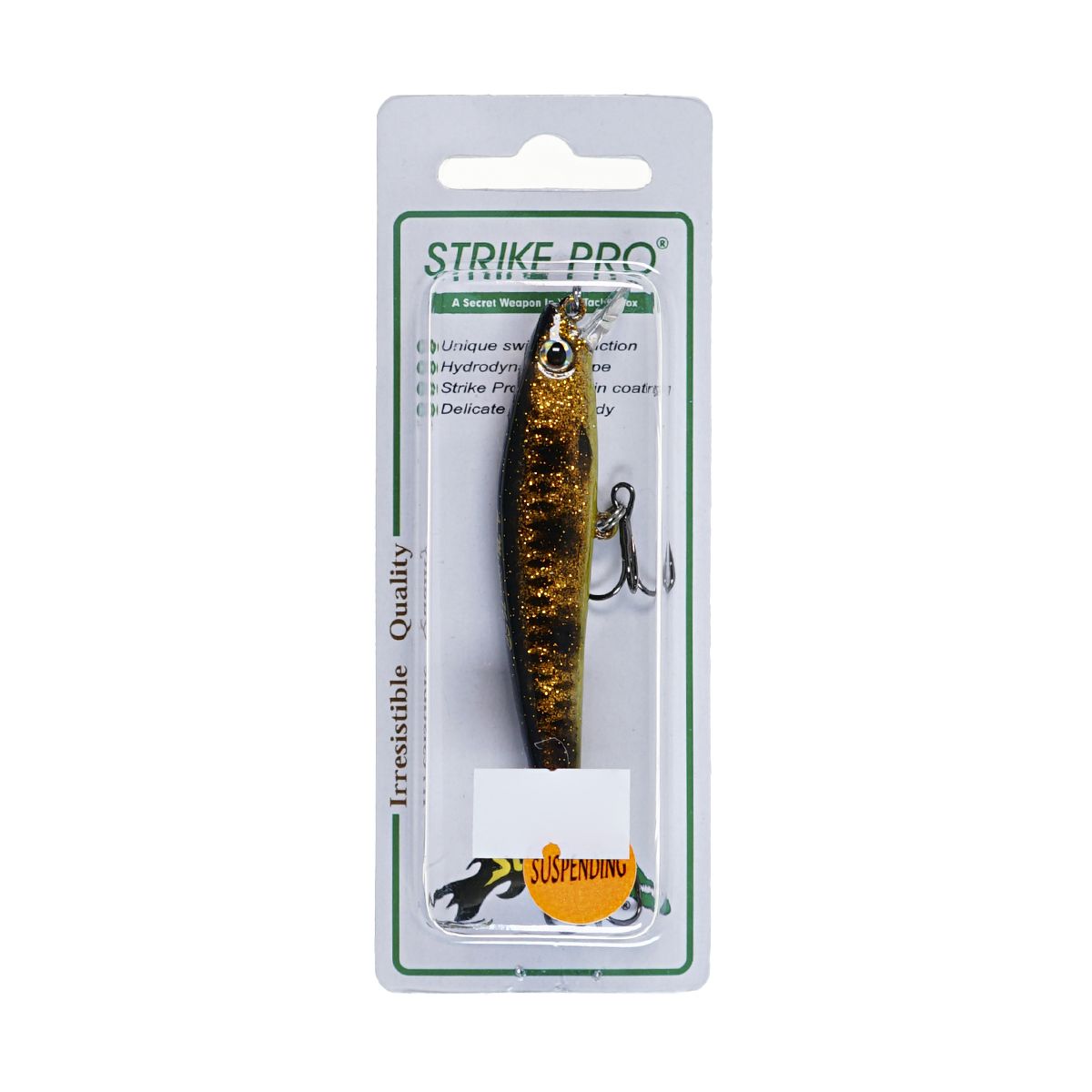 Детальная фотография — Воблер Strike Pro Arc Minnow 75SP нейтральный 75мм 5,5гр 0,4м-0,8м цвет JV009F (Spotted Bullhead,) (JL-119-SP#JV009F)