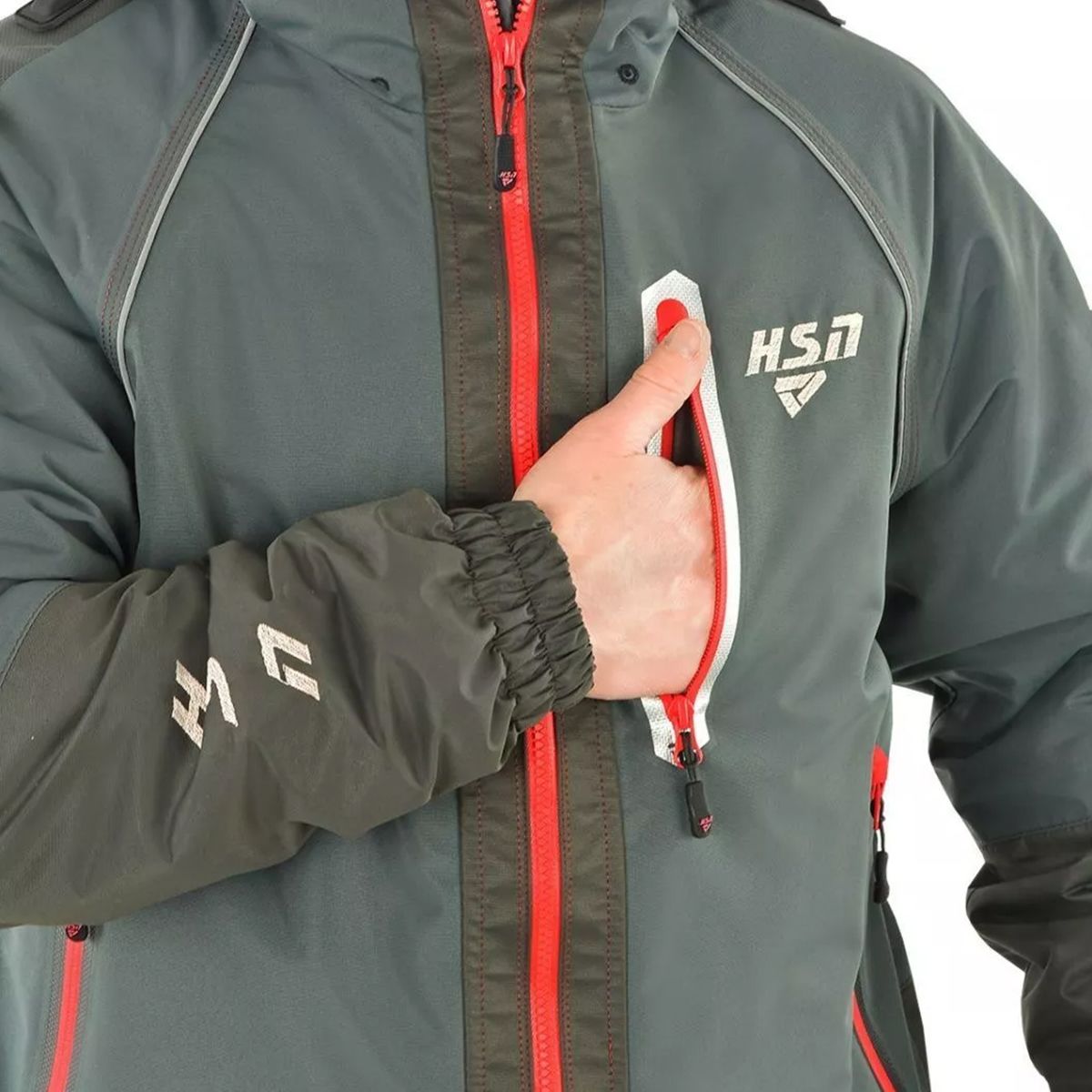 Детальная фотография — Костюм демисезонный HSN Wild River (Hardguard) р.56-58 рост 182 темно-серый (до -10°C)