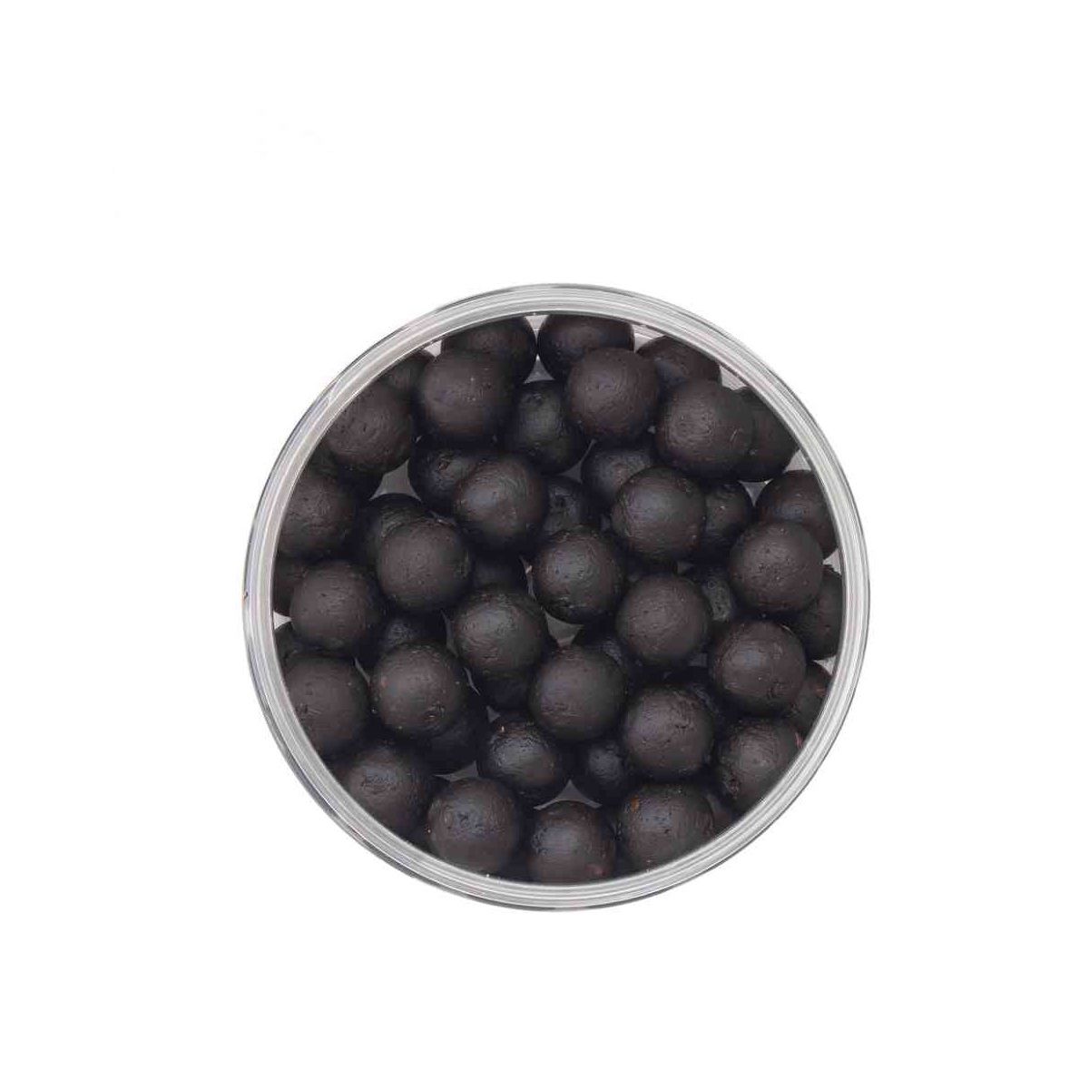 Детальная фотография — Бойлы Minenko 100гр 14мм насадочные, вареные, Палтус, в банке