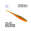 Слаги Esox Фурия 7" 18см съедобные, цвет DC012 (3шт)