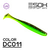 Виброхвосты Esox Sheasy 3.6" 9,2см съедобные, цвет DC011 (5шт)